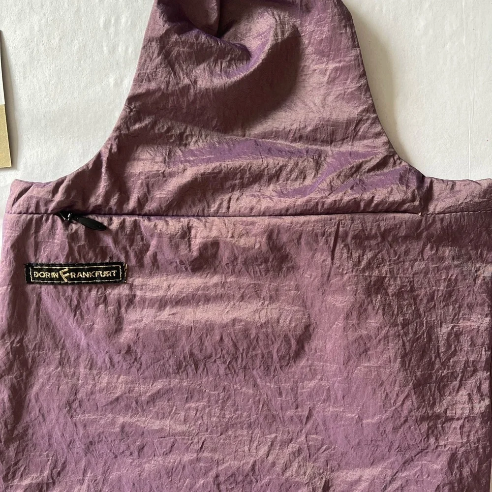 NWT Chic Purple Metallic Cosmetics Bag